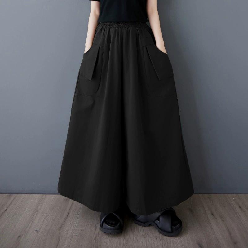 Women s Wide-Leg Pants Plus Size Vintage Elastic High Waist Pants Pocket Pants One Size чёрный
Women s Wide-Leg Pants Plus Size Vintage Elastic High Waist Pants Pocket Pants One Size чёрный