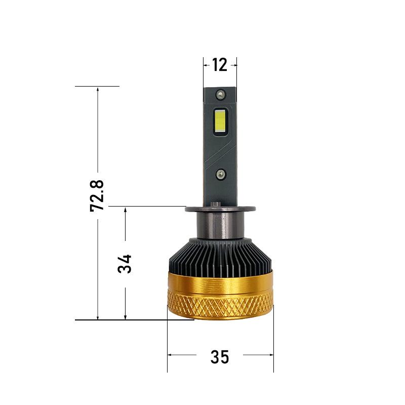 220W High Power LED Car Headlights - H4 & H7 High Brightness Spotlight with Double Copper Tube & External Driver
220W High Power LED Car Headlights - H4 & H7 High Brightness Spotlight with Double Copper Tube & External Driver