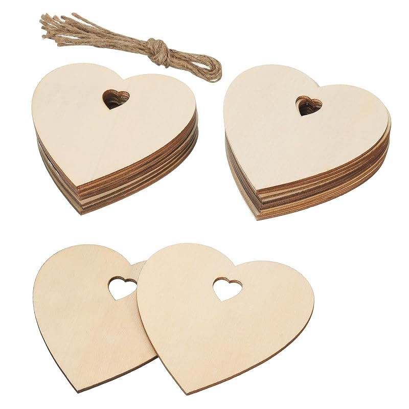 PATIKIL wooden ornaments 20 piece set heart shape wooden cutout hanging ornament DIY craft decoration party Perfect for Christmas decoration
PATIKIL wooden ornaments 20 piece set heart shape wooden cutout hanging ornament DIY craft decoration party Perfect for Christmas decoration