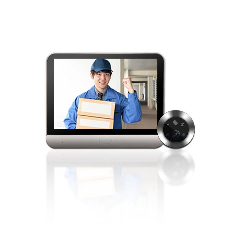 4.3 HD Video Doorbell: 1080P Smart Peephole Camera with Anti-Theft Mobile Recording
4.3 HD Video Doorbell: 1080P Smart Peephole Camera with Anti-Theft Mobile Recording