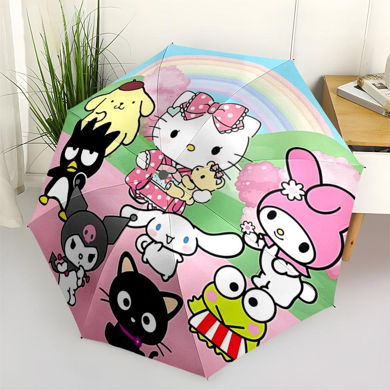 1pc Sanrio Rainbow Hello Kitty and Friends Durable Cartoon Folding Umbrella, Portable 3-Fold Compact Umbrella for Men and Women, Suitable for Travel o
1pc Sanrio Rainbow Hello Kitty and Friends Durable Cartoon Folding Umbrella, Portable 3-Fold Compact Umbrella for Men and Women, Suitable for Travel o