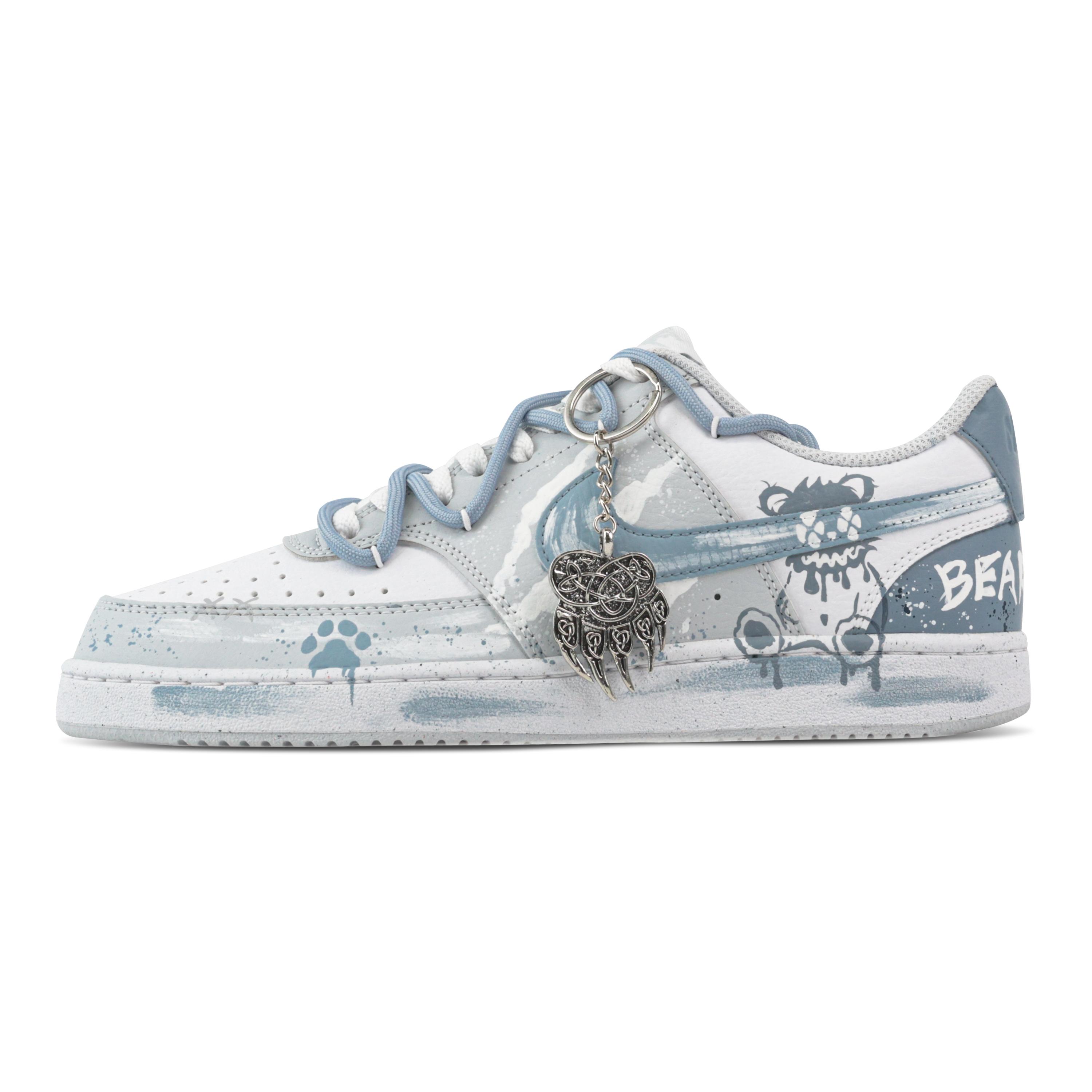 Nike Court Vision Street Bear Tracks Abrasion Resistant Low top Skateboard Shoes Men s Gray Blue HM9862-002(Team773-) 40
Nike Court Vision Street Bear Tracks Abrasion Resistant Low top Skateboard Shoes Men s Gray Blue HM9862-002(Team773-) 40