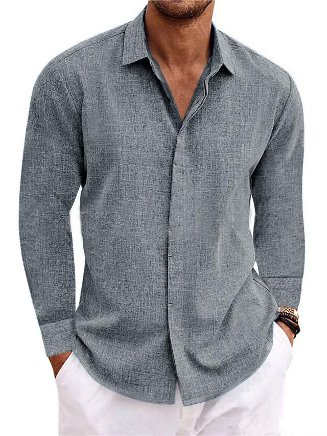 Cross-border Spring and Autumn European and American Men s Daily Leisure Splicing Double Access Control Hidden Button Lapel Long-sleeved Shirt S темно-серого
Cross-border Spring and Autumn European and American Men s Daily Leisure Splicing Double Access Control Hidden Button Lapel Long-sleeved Shirt S темно-серого