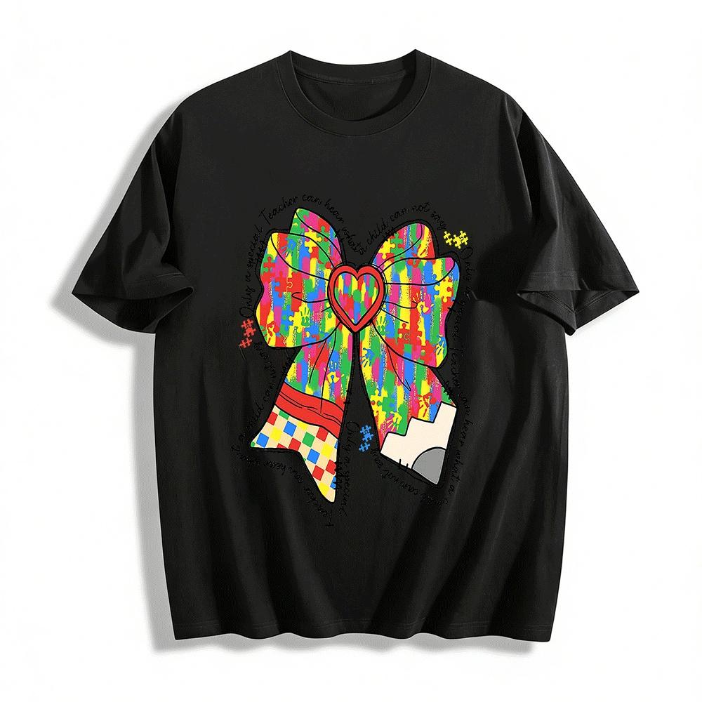 Special Education Teacher Autism Awareness Graphic Top Pure cotton T-shirt XXS
Special Education Teacher Autism Awareness Graphic Top Pure cotton T-shirt XXS