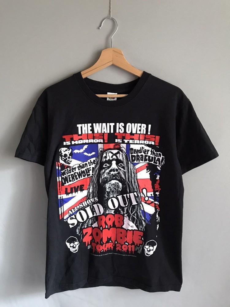 Rob Zombie The Wait is Over 2011 Tour Black Gift Fan Unisex Shirt Reprint KH7119 Unisex T-Shirt XXXXL
Rob Zombie The Wait is Over 2011 Tour Black Gift Fan Unisex Shirt Reprint KH7119 Unisex T-Shirt XXXXL