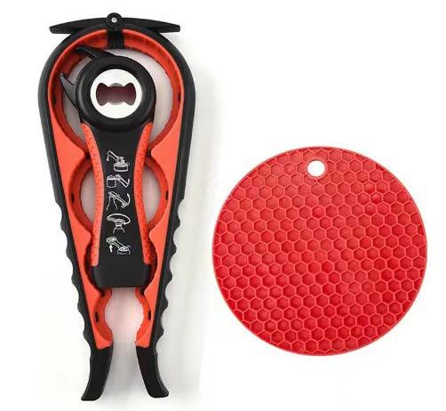Jar Opener for Weak Hands Seniors with Arthritis Multi Function Bottle Opener Lid Non Slip Rubber Gripper Pad beer kitchen tools
Jar Opener for Weak Hands Seniors with Arthritis Multi Function Bottle Opener Lid Non Slip Rubber Gripper Pad beer kitchen tools