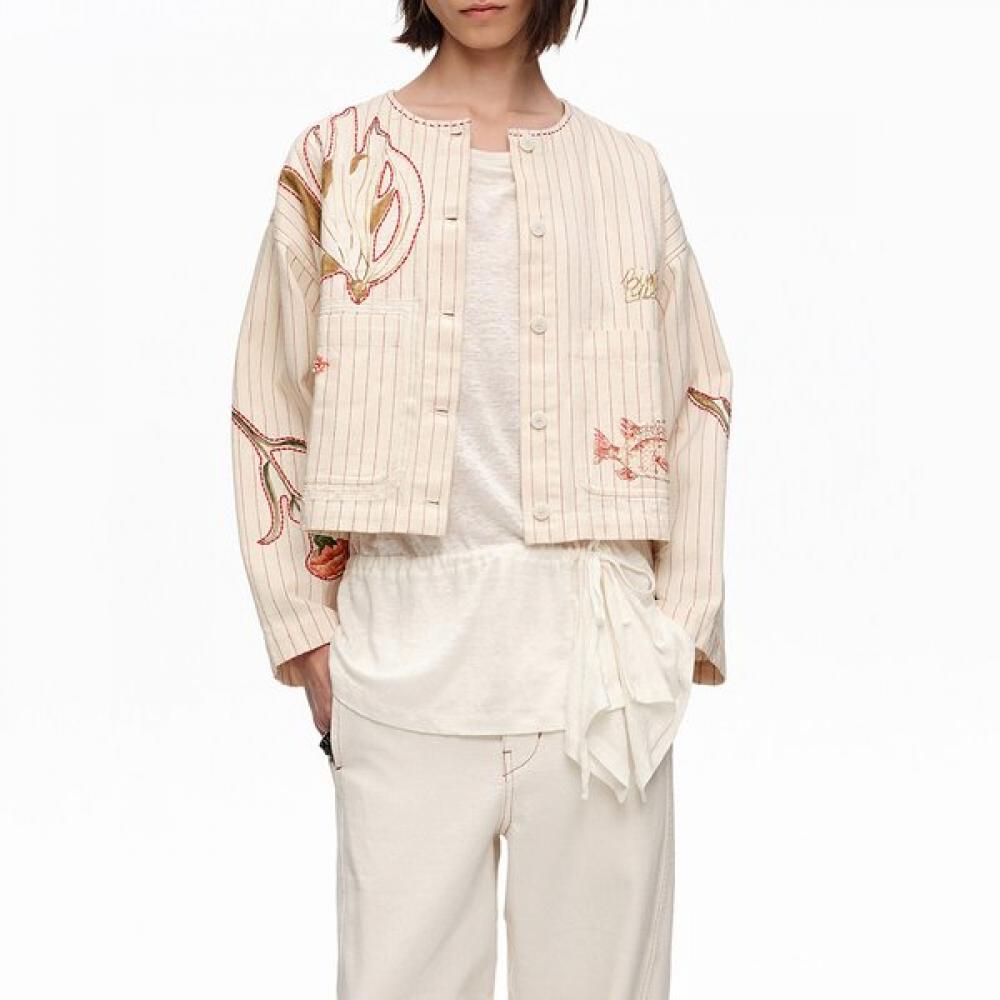 Bimba Y Lola Stitching Stripe Print Jacket ivorY B265awj012ivb Ivory/XS
Bimba Y Lola Stitching Stripe Print Jacket ivorY B265awj012ivb Ivory/XS