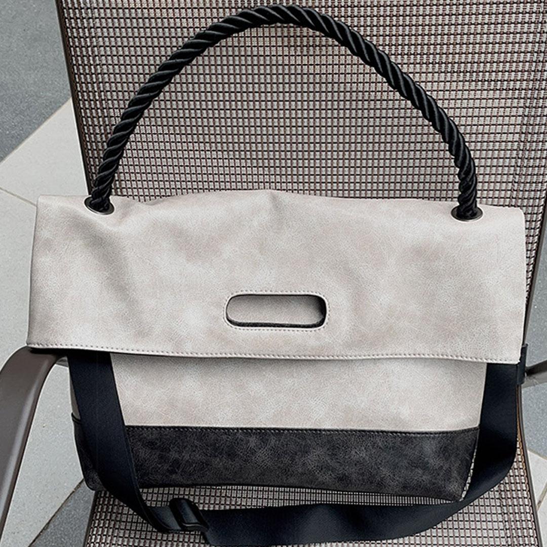 Большая вместительная сумка контрастного цвета для женщин, новая модная сумка для поездок на работу, универсальная повседневная сумка через плечо (30cm<Max Length<50cm)
Большая вместительная сумка контрастного цвета для женщин, новая модная сумка для поездок на работу, универсальная повседневная сумка через плечо (30cm<Max Length<50cm)