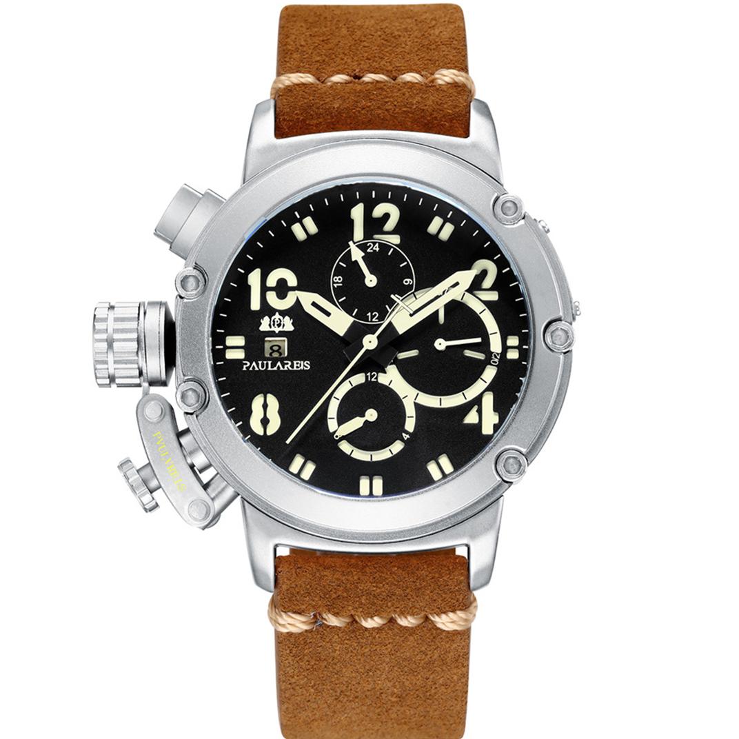 Paulareis Полностью автоматические механические многофункциональные ночные кожаные мужские часы розового золота Автоматические часы
Paulareis Полностью автоматические механические многофункциональные ночные кожаные мужские часы розового золота Автоматические часы