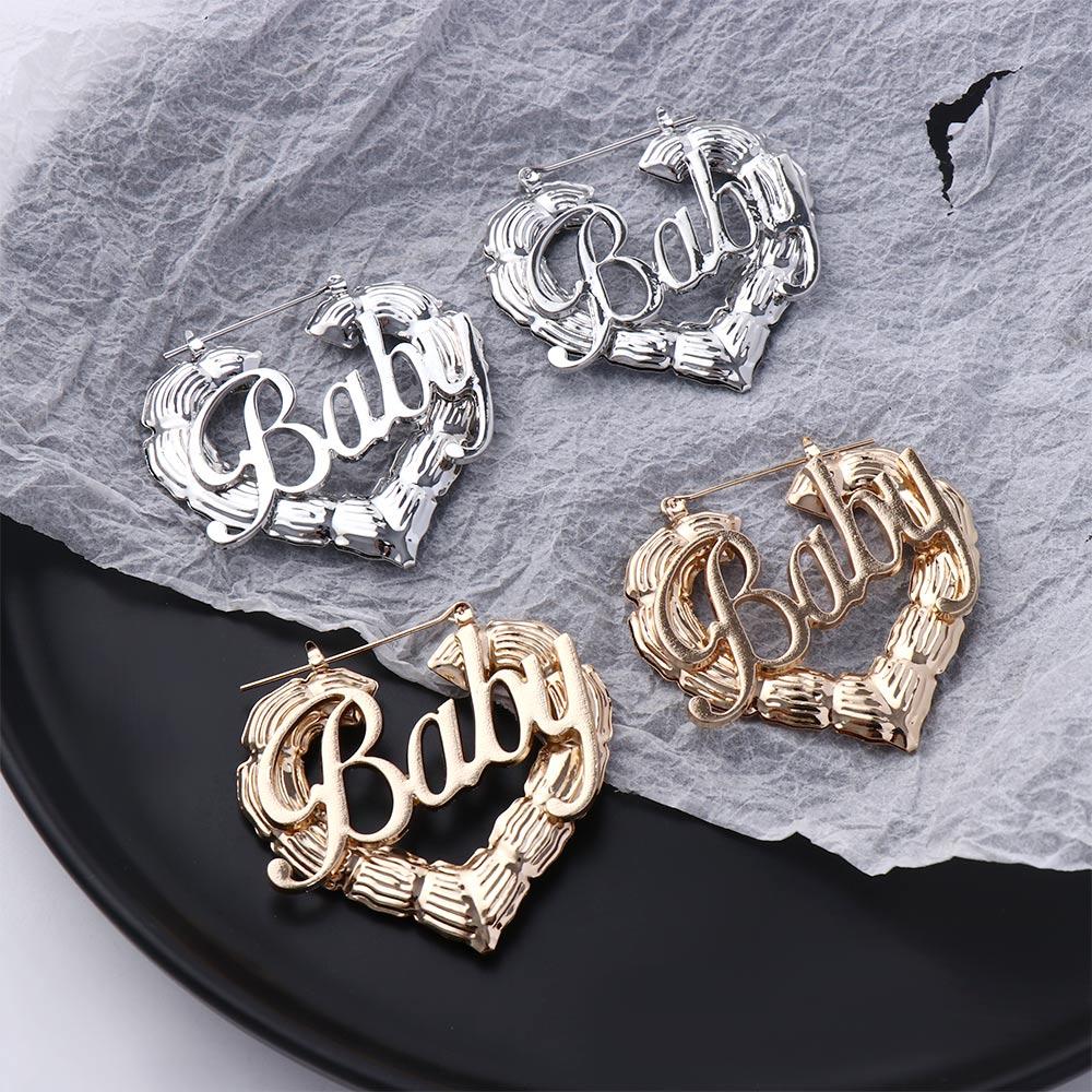 Letter Oversize Round Circle Hoop Earrings Party Jewelry Dangle Earrings Fashion Accessories
Letter Oversize Round Circle Hoop Earrings Party Jewelry Dangle Earrings Fashion Accessories