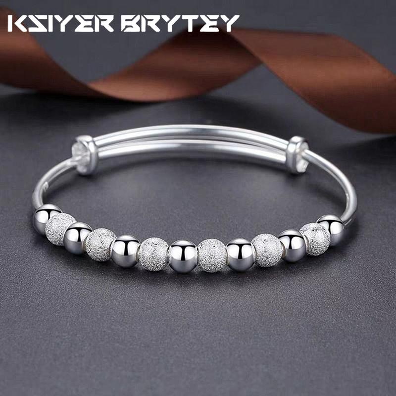 925 Sterling Silver Luxury Luck Beads Bracelets Bangles Cute for Women Lay Lover Fashion Party Wedding Jewelry Adjustable Size
925 Sterling Silver Luxury Luck Beads Bracelets Bangles Cute for Women Lay Lover Fashion Party Wedding Jewelry Adjustable Size