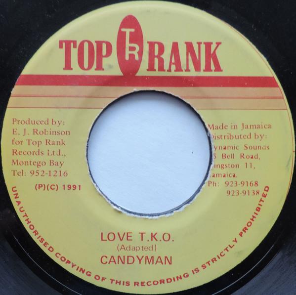 7-дюймовая пластинка CANDY MAN - Love T.K.O. НИКТО Top Rank 1991 Ямайка Регги, Ска и Даб Б/У
7-дюймовая пластинка CANDY MAN - Love T.K.O. НИКТО Top Rank 1991 Ямайка Регги, Ска и Даб Б/У