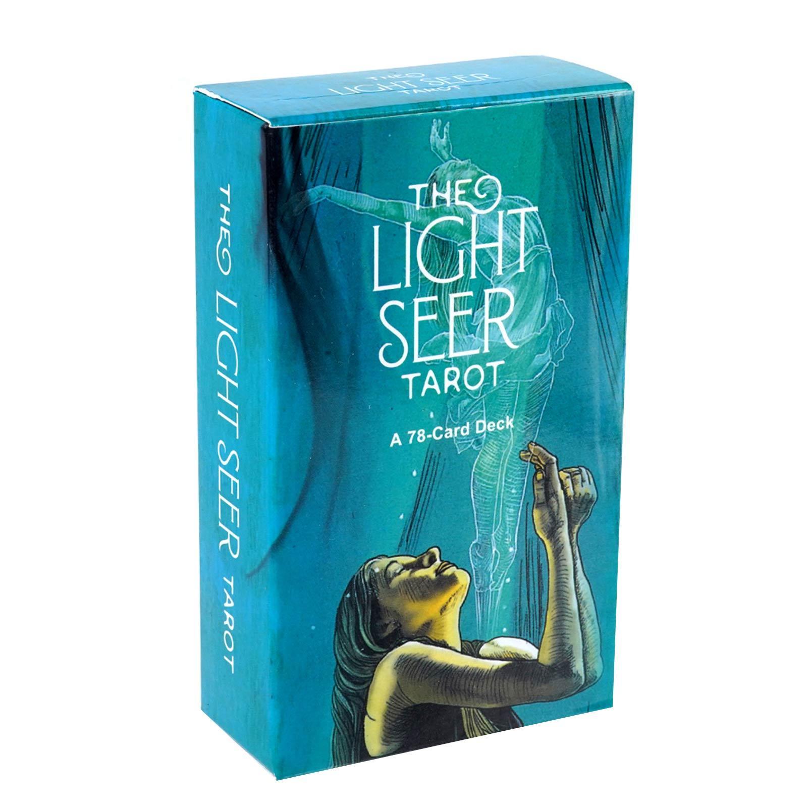 Настольная карточная игра The Light Seers Tarot, английская версия, игровые карты, семейная вечеринка, развлекательная настольная игра, 1 коробка, колоды карт Таро
Настольная карточная игра The Light Seers Tarot, английская версия, игровые карты, семейная вечеринка, развлекательная настольная игра, 1 коробка, колоды карт Таро