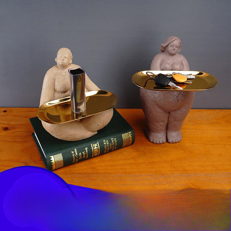 Yoga Fat Woman Tray Sculpture Jewelry Storage Home Entrance Living Room Room Desktop Decoration
Yoga Fat Woman Tray Sculpture Jewelry Storage Home Entrance Living Room Room Desktop Decoration