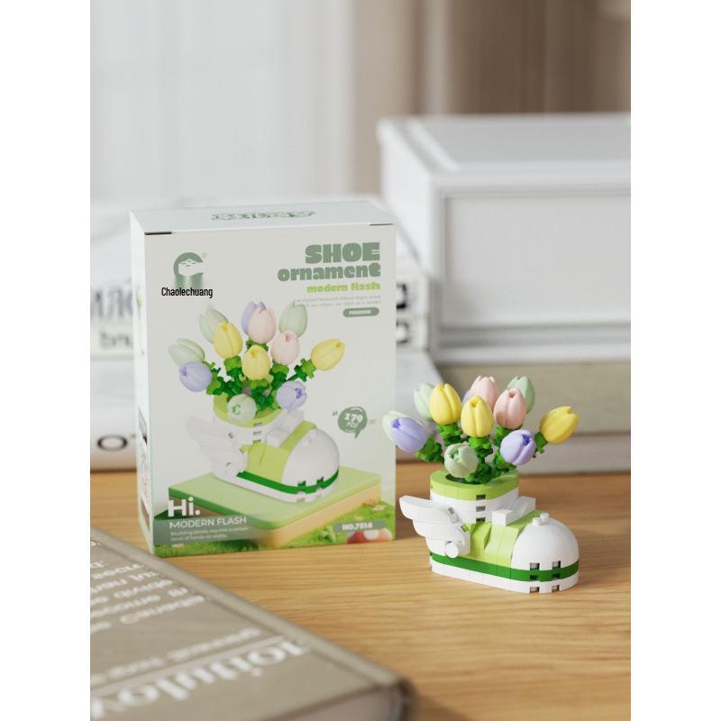 Dreamy Flower Succulent Shoe Potted Plant Building Blocks Model - 7504-7515
Dreamy Flower Succulent Shoe Potted Plant Building Blocks Model - 7504-7515