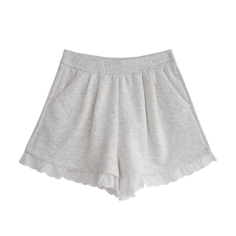 Lace Lace White Gray Shorts Summer High-waisted Slim Sports Pants Small A-line Casual Pants L
Lace Lace White Gray Shorts Summer High-waisted Slim Sports Pants Small A-line Casual Pants L