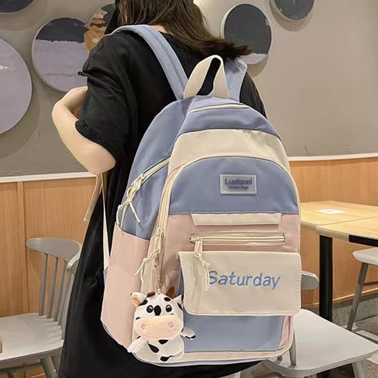 Small fresh schoolbag female middle school student backpack junior high school student high school student large capacity backpack tide
Small fresh schoolbag female middle school student backpack junior high school student high school student large capacity backpack tide