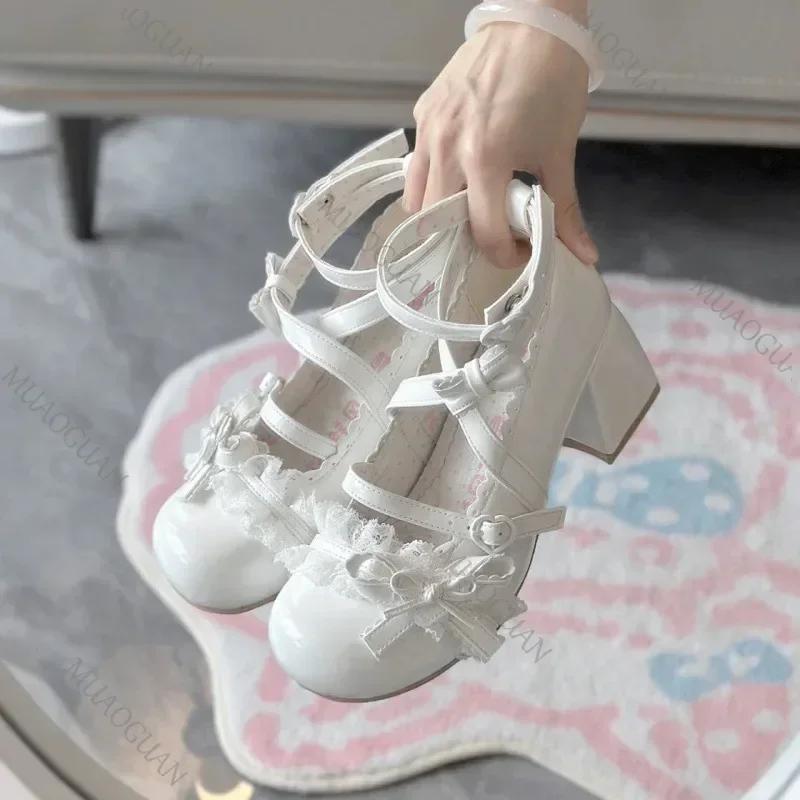 Women s Lolita Red High Heels Lace Thick High Heels Single Shoes Fashion Luxury Patent Leather Mary Jane Women s Shoes Tacones 35 білий
Women s Lolita Red High Heels Lace Thick High Heels Single Shoes Fashion Luxury Patent Leather Mary Jane Women s Shoes Tacones 35 білий