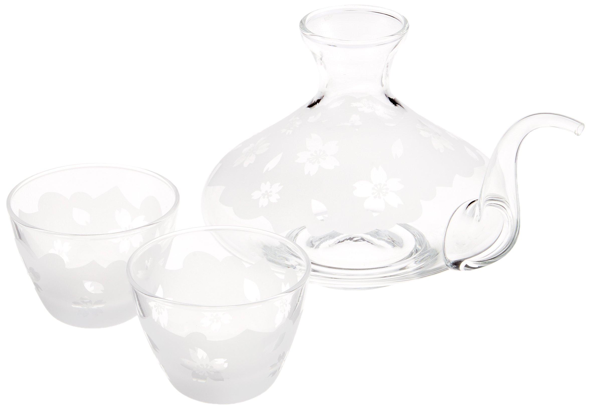 Junko Suzuki s Creative Glass Sculpture, Sakura Tirori Sake Set (3-Piece Set) JGSAKS-3PS
Junko Suzuki s Creative Glass Sculpture, Sakura Tirori Sake Set (3-Piece Set) JGSAKS-3PS