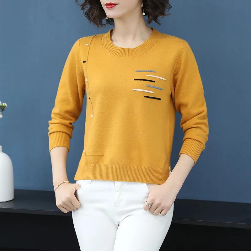 Women s Autumn Long-Sleeved Lightweight Round Neck Sweater, Elegant and Casual Knitted Base Layer 3XL білий
Women s Autumn Long-Sleeved Lightweight Round Neck Sweater, Elegant and Casual Knitted Base Layer 3XL білий