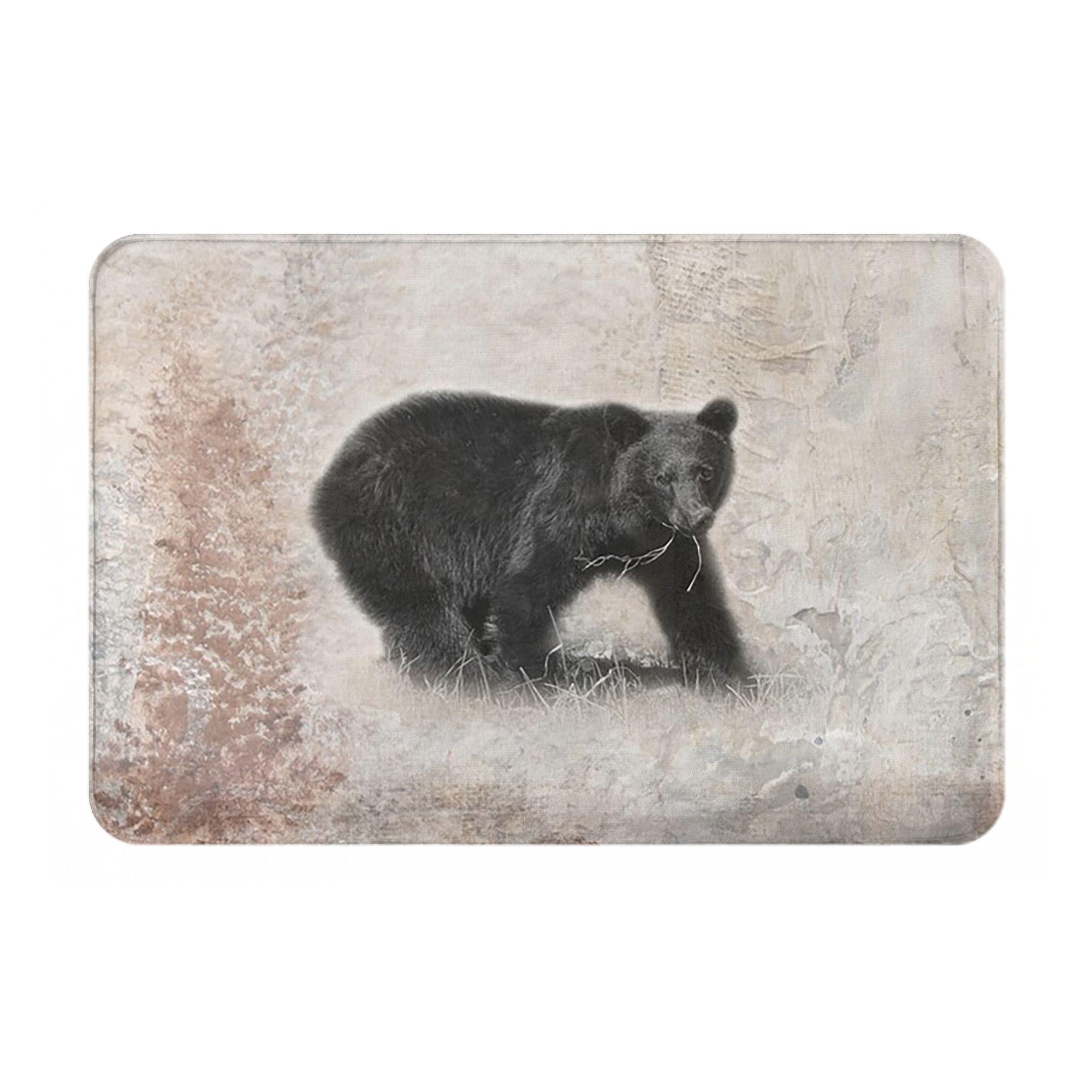 Black Bear, cabin decor Anti-slip Doormat Floor Mat Cushion Carpet Rug for Kitchen Entrance Home Living room Footpad Mats 40x60cm
Black Bear, cabin decor Anti-slip Doormat Floor Mat Cushion Carpet Rug for Kitchen Entrance Home Living room Footpad Mats 40x60cm