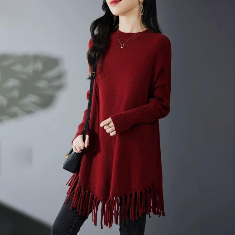 Winter Warm Oversize Sweater Women Knitted Pullover Thickened Stretchy Long Sleeve Solid Color Jumper Tops M красный
Winter Warm Oversize Sweater Women Knitted Pullover Thickened Stretchy Long Sleeve Solid Color Jumper Tops M красный