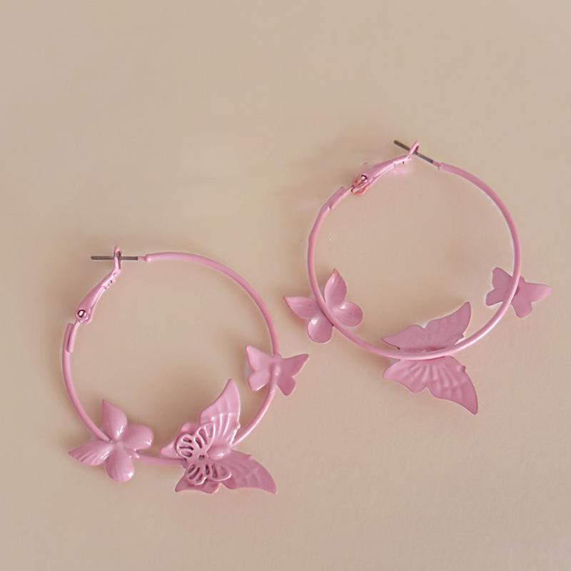 Spray paint butterfly round earrings sweet fashion personality simple versatile stud earrings temperament design sense earrings women
Spray paint butterfly round earrings sweet fashion personality simple versatile stud earrings temperament design sense earrings women