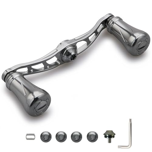 HEIGHTEN Arch Pillar Series 88mm/90mm/105mm Reel Handle with 19mm Knob, Compatible with Shimano, Daiwa, and Abu Baitcasting Reels (90mm - Gunmetal) (0
HEIGHTEN Arch Pillar Series 88mm/90mm/105mm Reel Handle with 19mm Knob, Compatible with Shimano, Daiwa, and Abu Baitcasting Reels (90mm - Gunmetal) (0