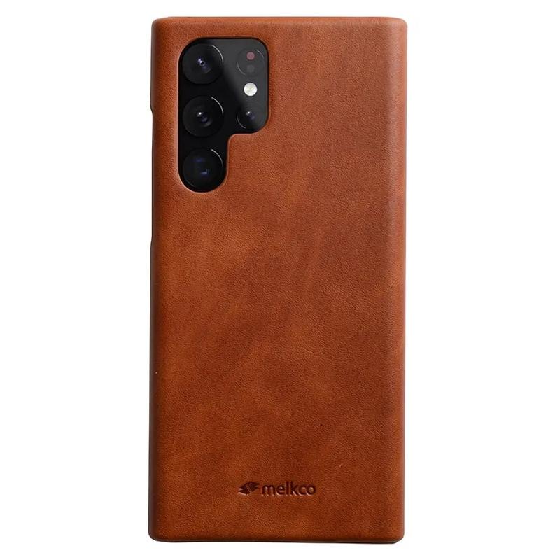 MELKCO For Samsung Galaxy S22 Ultra 5G Genuine Cow Leather Coated PC Case Incomplete Waxy Phone Cover Brown
MELKCO For Samsung Galaxy S22 Ultra 5G Genuine Cow Leather Coated PC Case Incomplete Waxy Phone Cover Brown