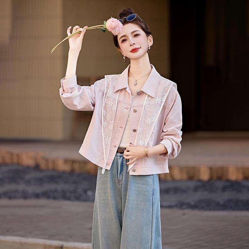 2025 Spring Hong Kong Style Retro Denim Jacket with Scarf - Women s Long Sleeve, Loose Fit, HF25813 M: 90-110 lbs синий
2025 Spring Hong Kong Style Retro Denim Jacket with Scarf - Women s Long Sleeve, Loose Fit, HF25813 M: 90-110 lbs синий