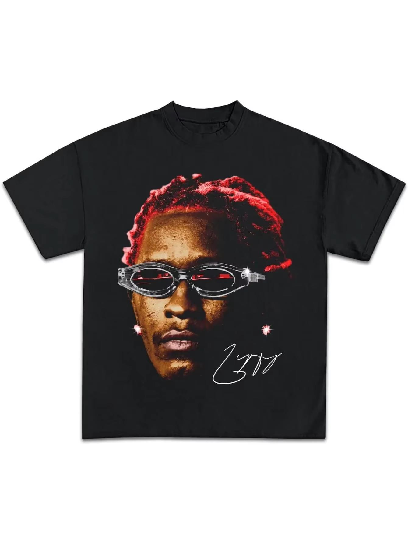 2026 Summer Black Mens Portrait Cool Print Round Neck Short Sleeved 100 Pure Cotton Soft Breathable Comfortable Tshirt 4XL
2026 Summer Black Mens Portrait Cool Print Round Neck Short Sleeved 100 Pure Cotton Soft Breathable Comfortable Tshirt 4XL
