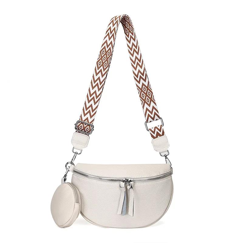 Genuine Leather Waist Bag For Women Crossbody Chest Bag small Designer phe Wallet Luxury Cowhide Handbags Fashi Fanny Pack білий
Genuine Leather Waist Bag For Women Crossbody Chest Bag small Designer phe Wallet Luxury Cowhide Handbags Fashi Fanny Pack білий