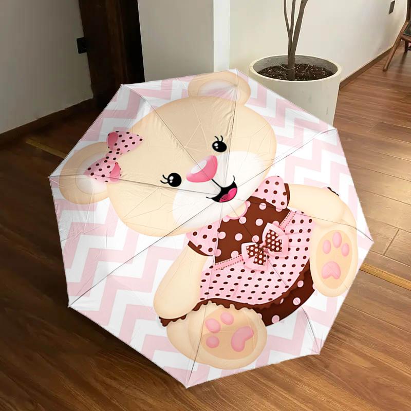 Polka Dot Teddy Bear with Bow - Cute Gift for Fans, Travelers, Everyday Use - Lightweight Umbrella with Auto Open Close Mechanism, Foldable
Polka Dot Teddy Bear with Bow - Cute Gift for Fans, Travelers, Everyday Use - Lightweight Umbrella with Auto Open Close Mechanism, Foldable