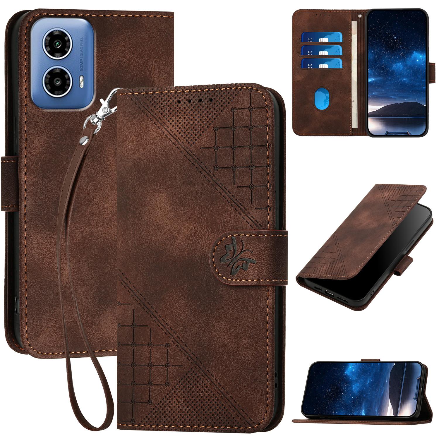 For Motorola Moto G45 5G/G34 5G Leather Wallet Case Butterfly Flower Imprinted Phone Cover with Strap D
For Motorola Moto G45 5G/G34 5G Leather Wallet Case Butterfly Flower Imprinted Phone Cover with Strap D