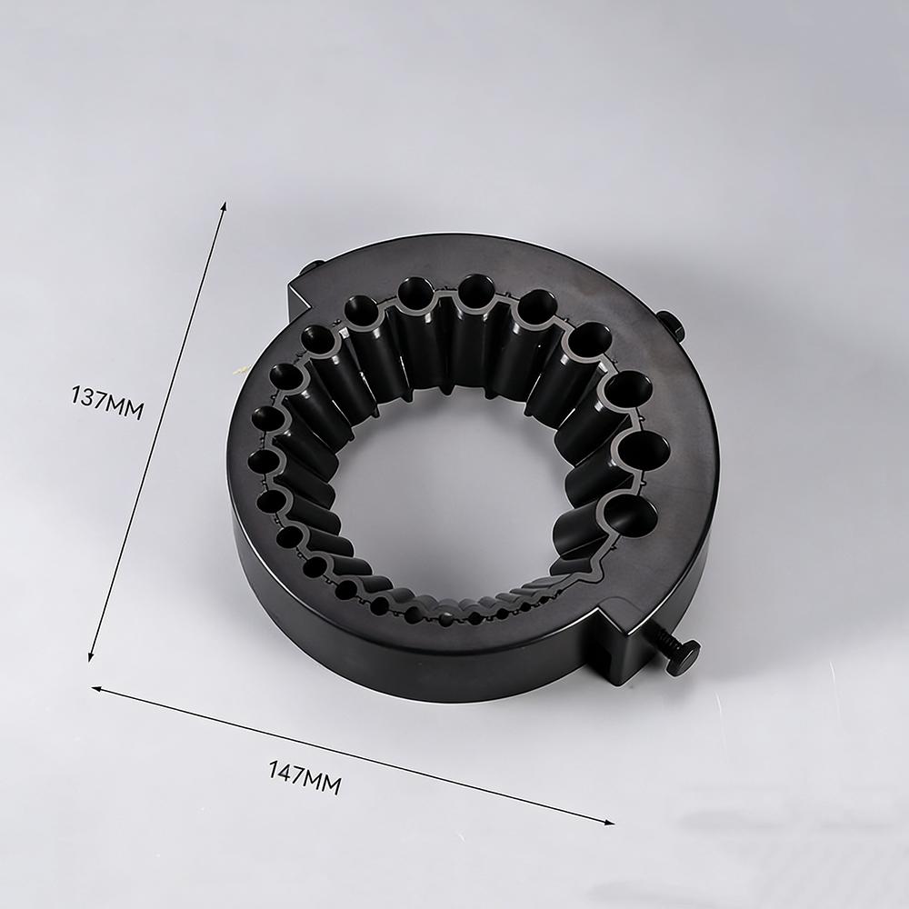 25-Hole Thickened Drill Bit Sharpener Metal Blade Design, Fits 115/125 Angle Grinder,Tool for Refurbishing Old Drills чорний
25-Hole Thickened Drill Bit Sharpener Metal Blade Design, Fits 115/125 Angle Grinder,Tool for Refurbishing Old Drills чорний