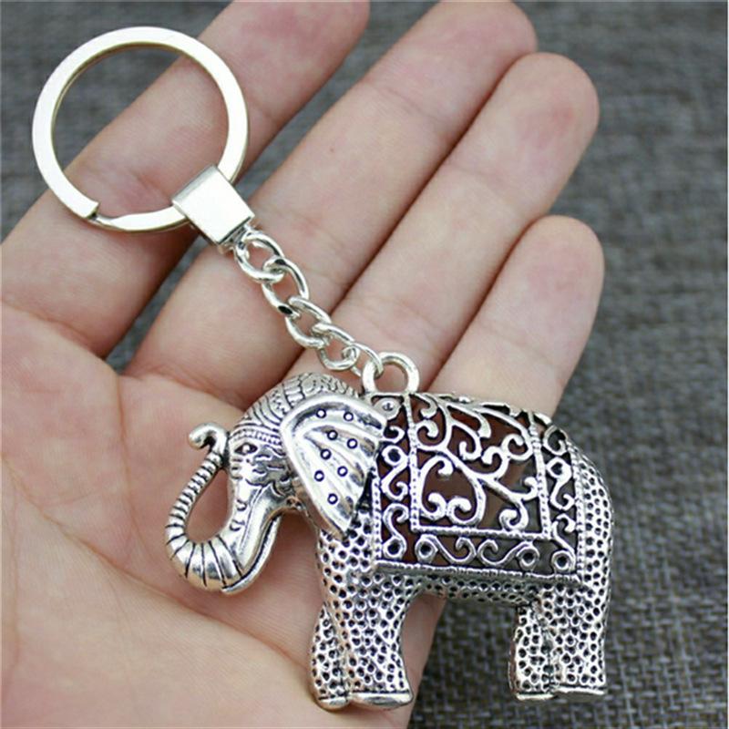 Creative Sliver Color Fishhook Exquisite Hollowed-out Elephant Pendant Key Chains for Women Men Keyring Jewelry Accessories Gift
Creative Sliver Color Fishhook Exquisite Hollowed-out Elephant Pendant Key Chains for Women Men Keyring Jewelry Accessories Gift