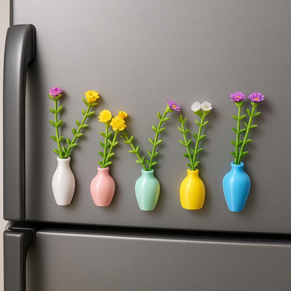 5Pcs 3D Printing Mini Vase Magnets for Fridge DIY Refrigerator Magnets Vase Fridge Decoration Style A
5Pcs 3D Printing Mini Vase Magnets for Fridge DIY Refrigerator Magnets Vase Fridge Decoration Style A