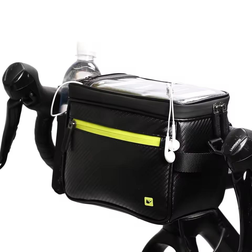 Multifunctional Insulated Bike Handlebar Cooler Bag, Bicycle Front Tube Bag with Touch Screen Phone Pocket and Shoulder Strap еш, чорний колір
Multifunctional Insulated Bike Handlebar Cooler Bag, Bicycle Front Tube Bag with Touch Screen Phone Pocket and Shoulder Strap еш, чорний колір