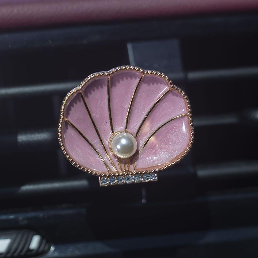 In-car vent fragrance clip, with fragrance tablets, alloy pearl shells, in-car freshener, for Mercedes-Benz BMW рожевий
In-car vent fragrance clip, with fragrance tablets, alloy pearl shells, in-car freshener, for Mercedes-Benz BMW рожевий