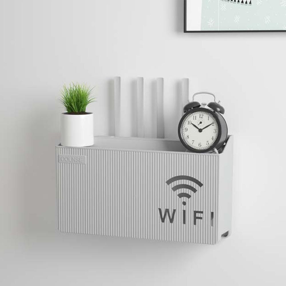 Wall Mounted Router Storage Rack Cable Organizer Wireless Wifi Router Shelf Living Room сірий
Wall Mounted Router Storage Rack Cable Organizer Wireless Wifi Router Shelf Living Room сірий