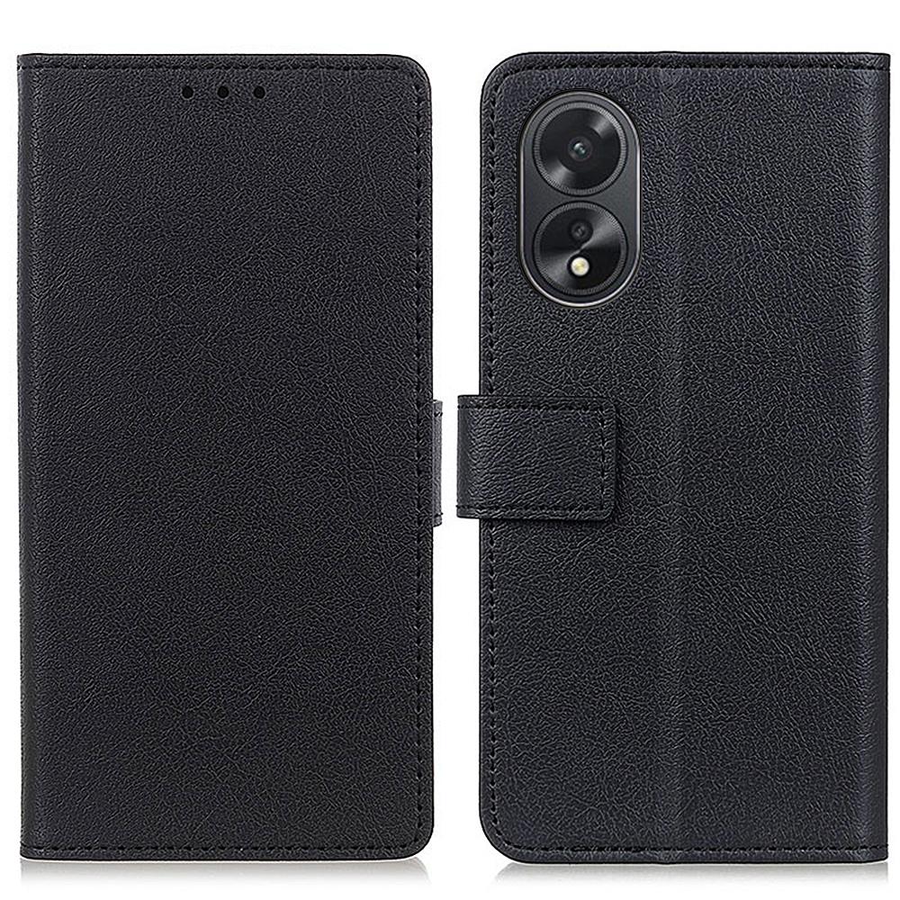 For Oppo A38 4G Textured PU Leather Cover Anti-shock Phone Case with Wallet Stand Black
For Oppo A38 4G Textured PU Leather Cover Anti-shock Phone Case with Wallet Stand Black