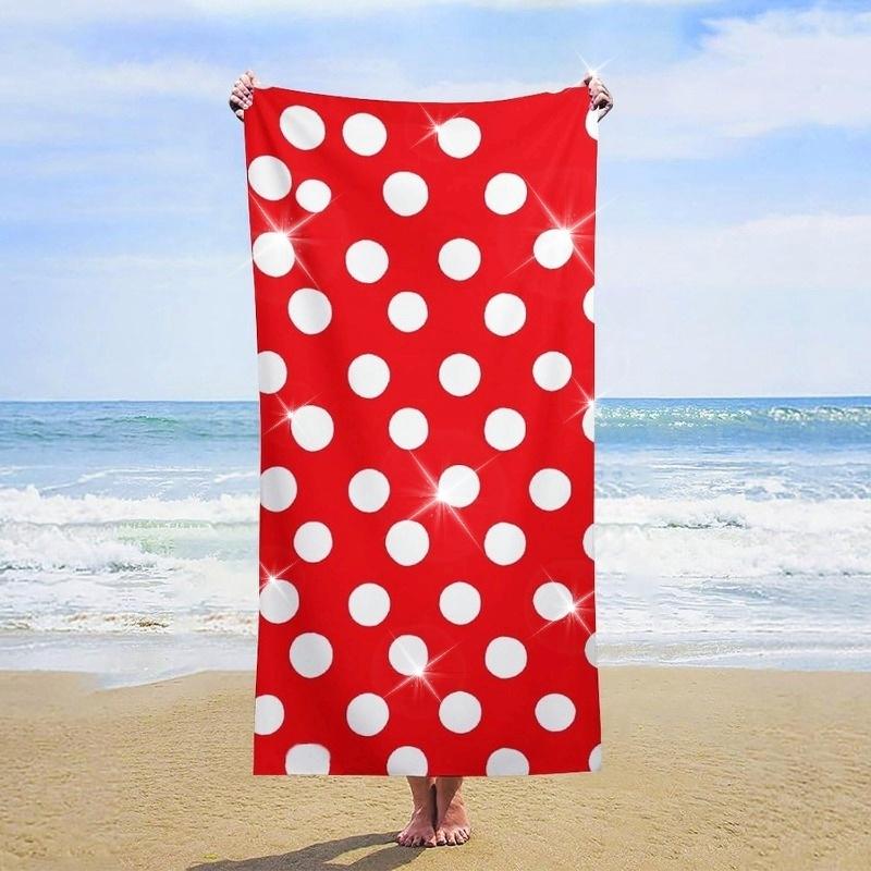 Red White Dots Adult Beach Towel, Absorbent Soft Anti-Sand Shower Towel for Camping Travel Swimming Picnic W40*H60(CM)
Red White Dots Adult Beach Towel, Absorbent Soft Anti-Sand Shower Towel for Camping Travel Swimming Picnic W40*H60(CM)
