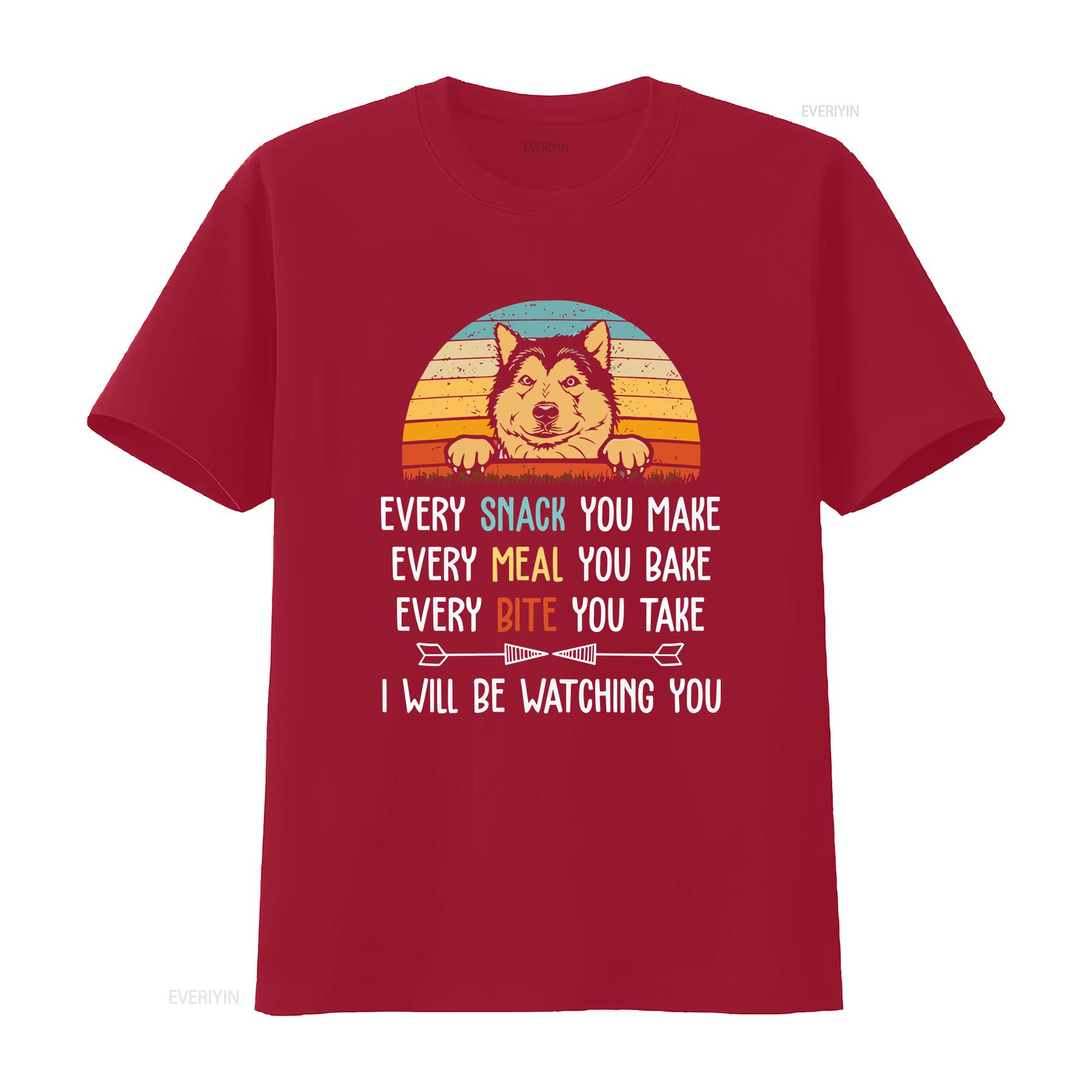 Every Snack You Make Meal Bake Funny Alaskan Malamute T Shirt Dog Lover Alaska vintage Washed Versatile homme Unisex S
Every Snack You Make Meal Bake Funny Alaskan Malamute T Shirt Dog Lover Alaska vintage Washed Versatile homme Unisex S