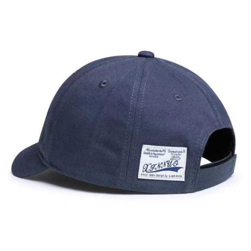 American-style short-brim baseball cap, Japanese style, unisex, versatile small brim, fashionable soft-top baseball cap Adjustable темно-синього кольору
American-style short-brim baseball cap, Japanese style, unisex, versatile small brim, fashionable soft-top baseball cap Adjustable темно-синього кольору