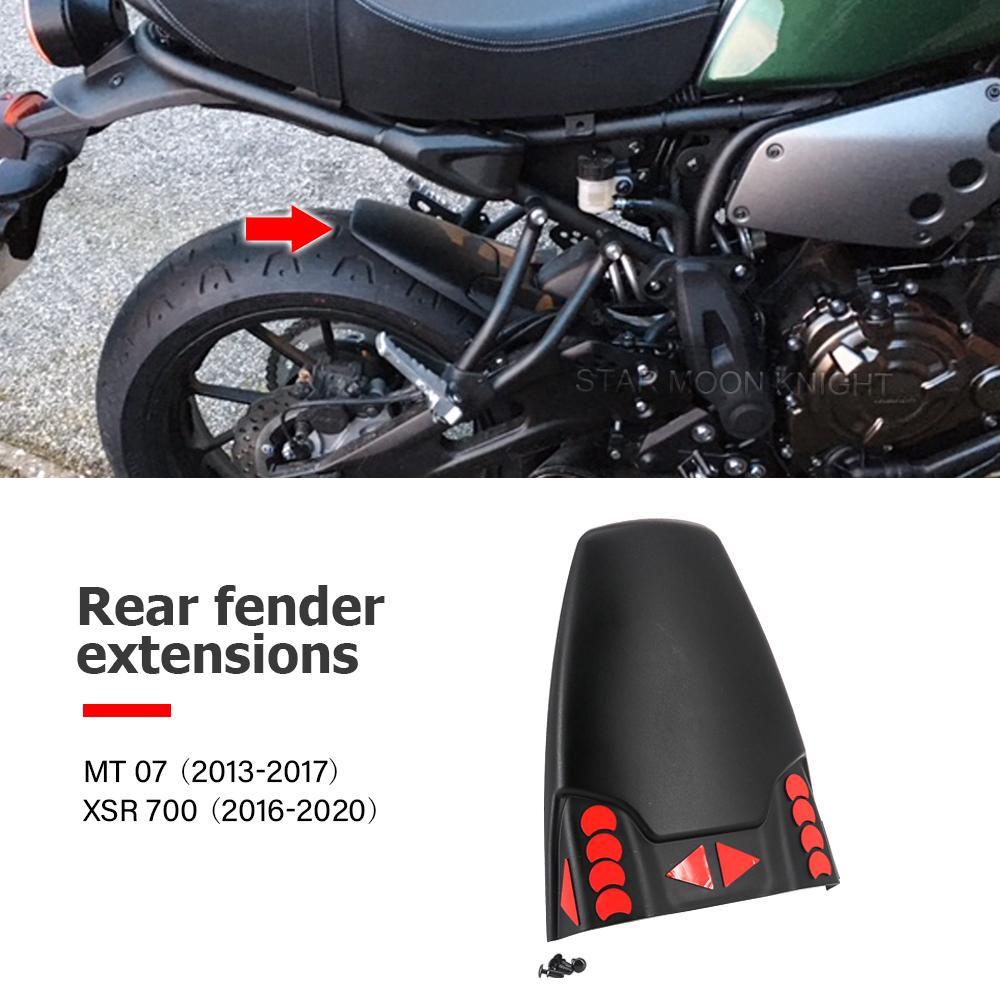 Для YAMAHA MT 07 MT07 2013-2017 XSR 700 XSR700 2016-удлинитель крыла заднего колеса мотоцикла, удлинитель брызговика Rear Fender Extender 
Для YAMAHA MT 07 MT07 2013-2017 XSR 700 XSR700 2016-удлинитель крыла заднего колеса мотоцикла, удлинитель брызговика Rear Fender Extender