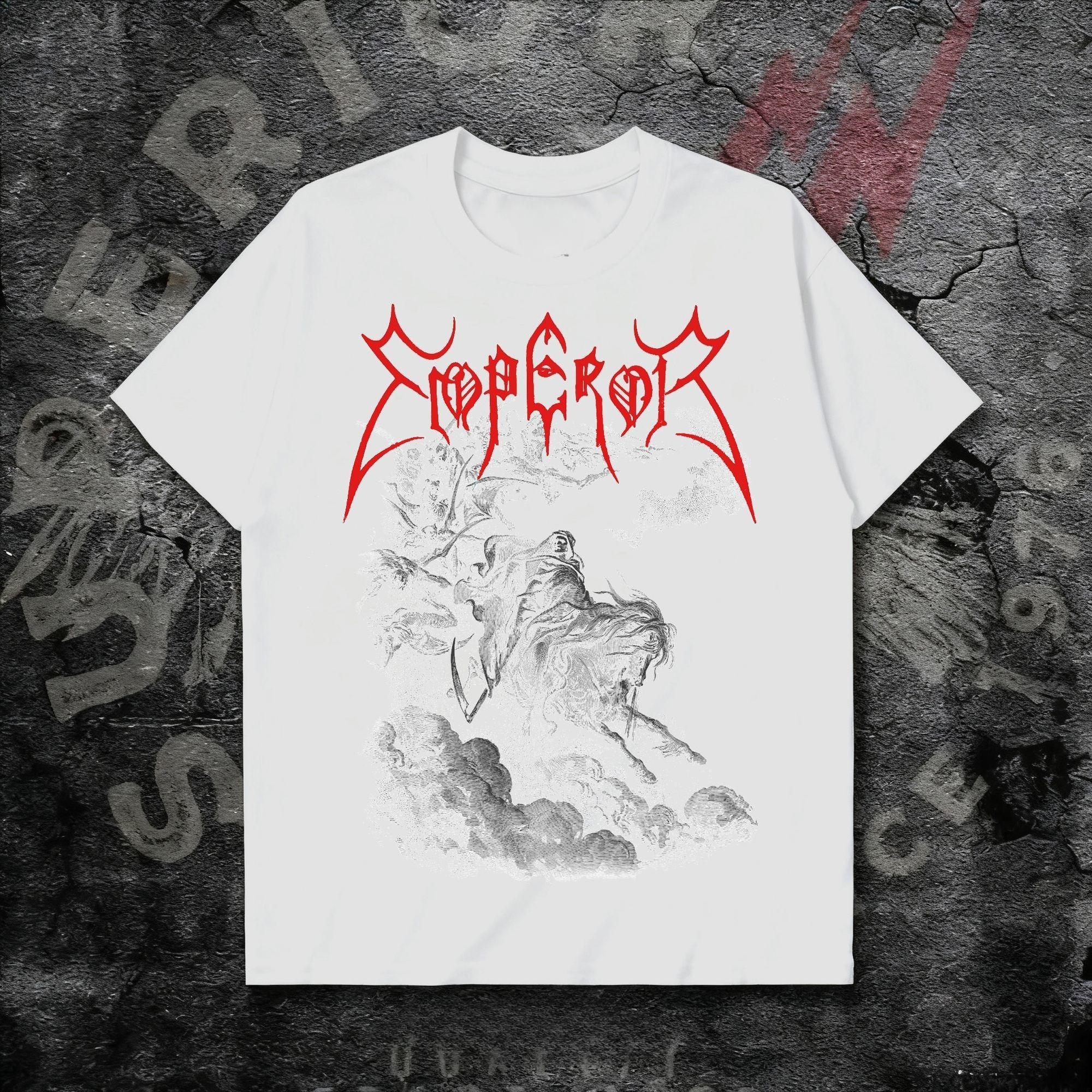 Pure Cotton Shortsleeved for Men and Women of The Norwegian Black Metal Band EMPEROR Rock and Darkthemed Niche Product M
Pure Cotton Shortsleeved for Men and Women of The Norwegian Black Metal Band EMPEROR Rock and Darkthemed Niche Product M