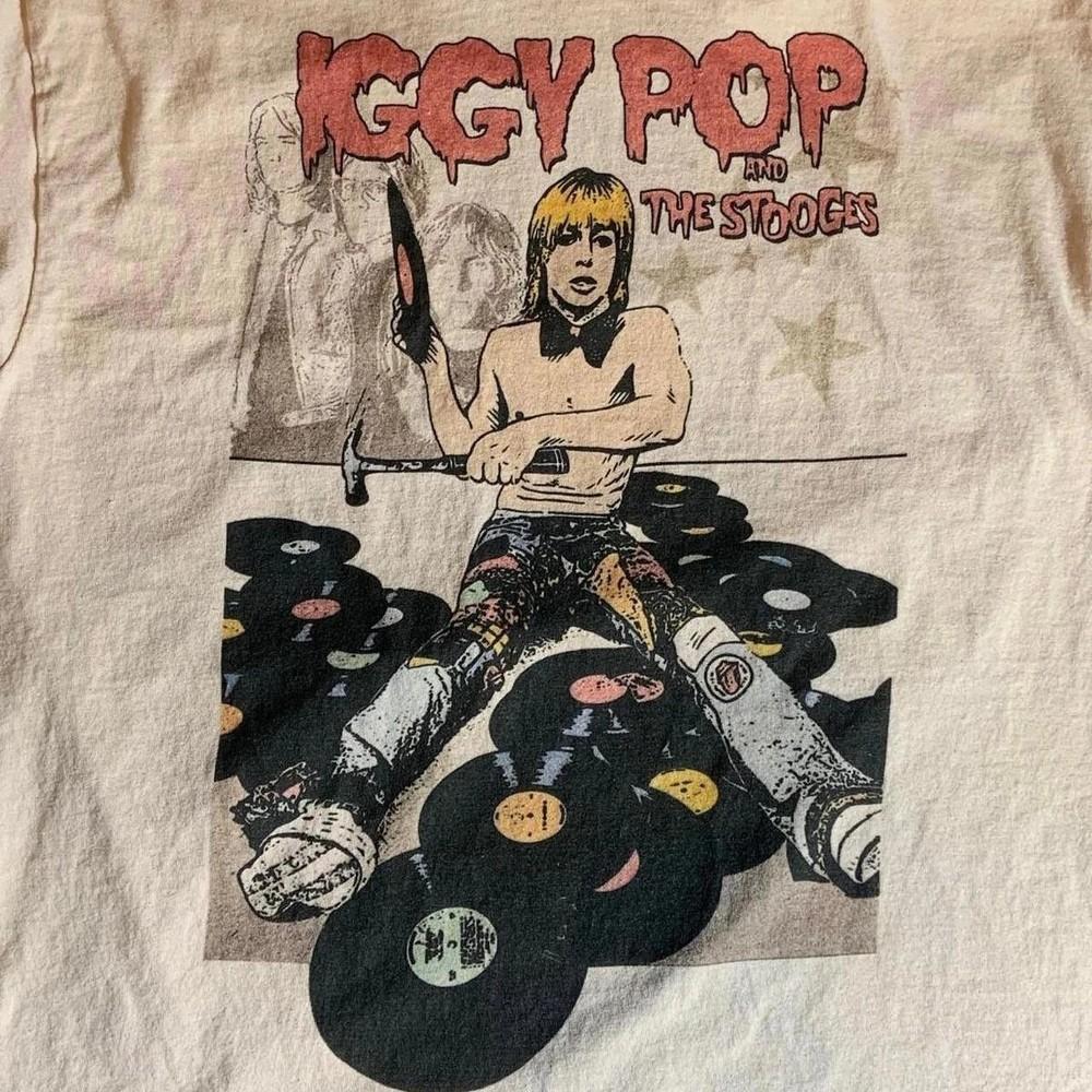 Rare Iggy Pop 90s Retro Style White Short Sleeve Reprint T shirt S5XL Unisex T-Shirt XL
Rare Iggy Pop 90s Retro Style White Short Sleeve Reprint T shirt S5XL Unisex T-Shirt XL