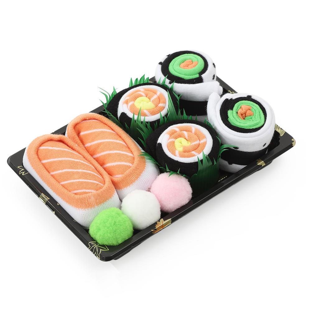 Sushi Socks Long-Length Autumn/Winter Tall Ankle Sports Socks Odor-Resistant Sweat-Absorbing with Patterned Stripes One Size
Sushi Socks Long-Length Autumn/Winter Tall Ankle Sports Socks Odor-Resistant Sweat-Absorbing with Patterned Stripes One Size