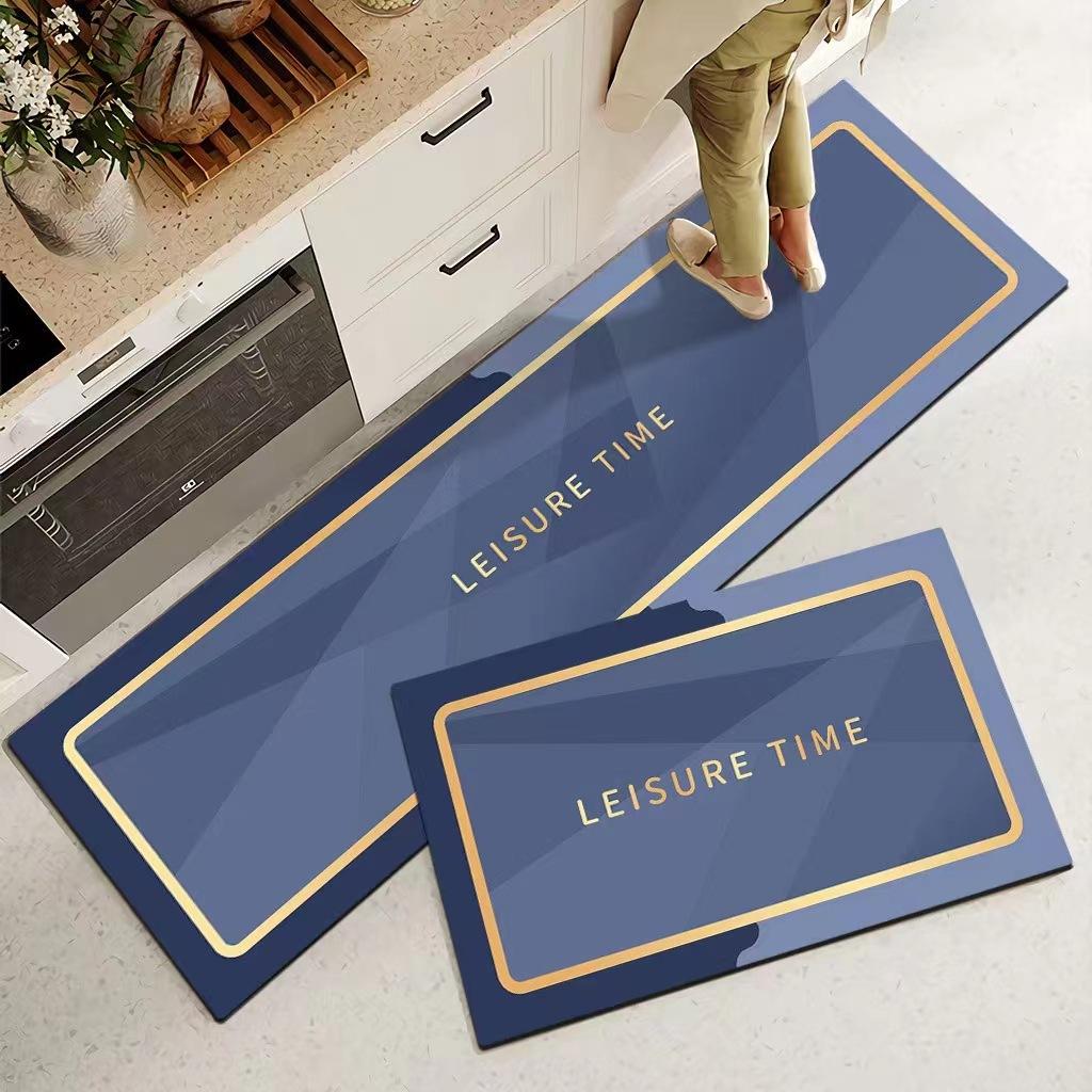 Килимки для кухні з діатомової глини, що швидко вбирають воду та швидко сохнуть, Домашні килимки для підлоги, Вологопоглинаючі Нековзкі Швидковисихаючі Килимки для дверей ванної кімнати 40*60cm-Quick drying світло-синій колір
Килимки для кухні з діатомової глини, що швидко вбирають воду та швидко сохнуть, Домашні килимки для підлоги, Вологопоглинаючі Нековзкі Швидковисихаючі Килимки для дверей ванної кімнати 40*60cm-Quick drying світло-синій колір