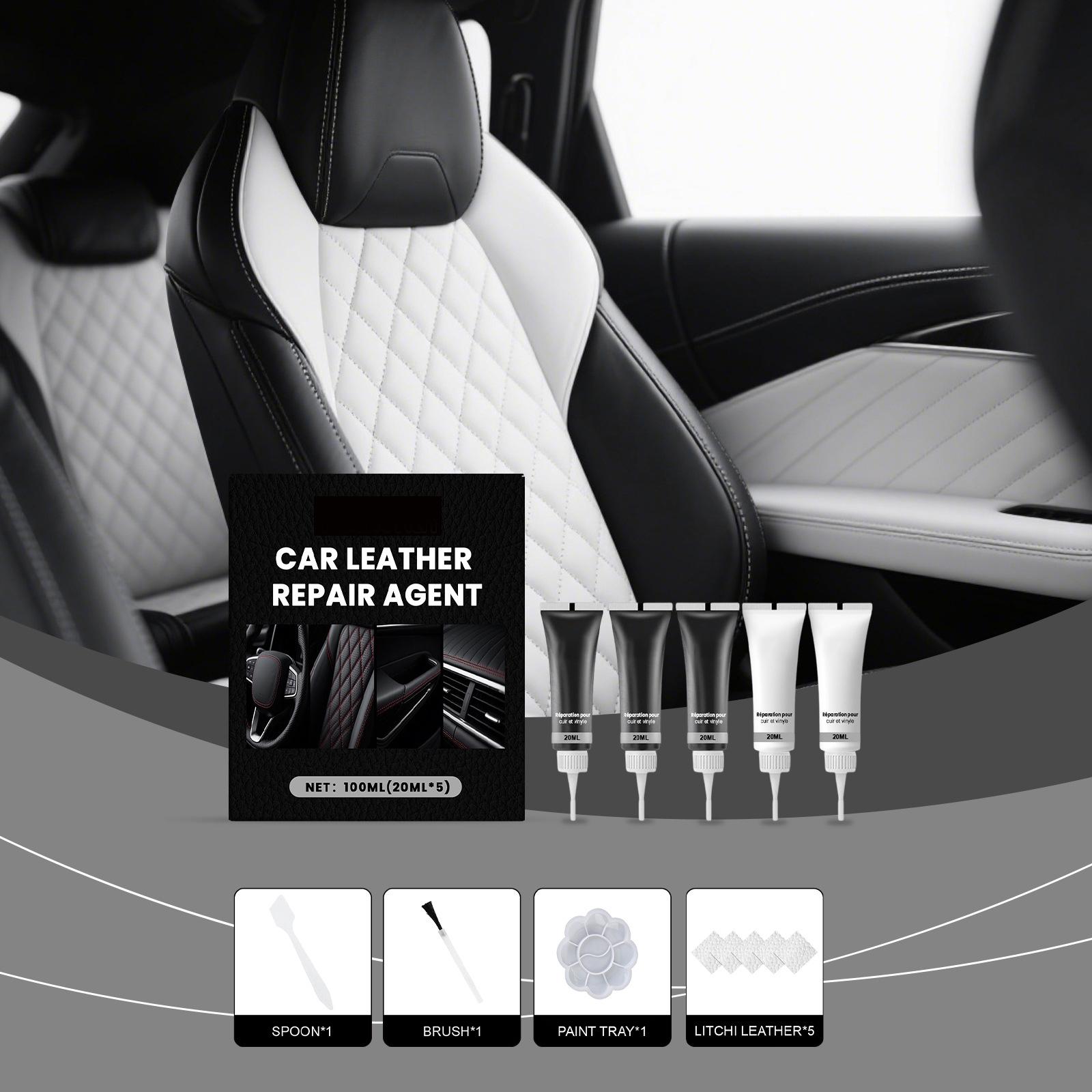 Car Leather Care Kit, Leather Seat Interior Scratch Cover, Leather Wear And Color Restoration Agent 100ml One Size
Car Leather Care Kit, Leather Seat Interior Scratch Cover, Leather Wear And Color Restoration Agent 100ml One Size